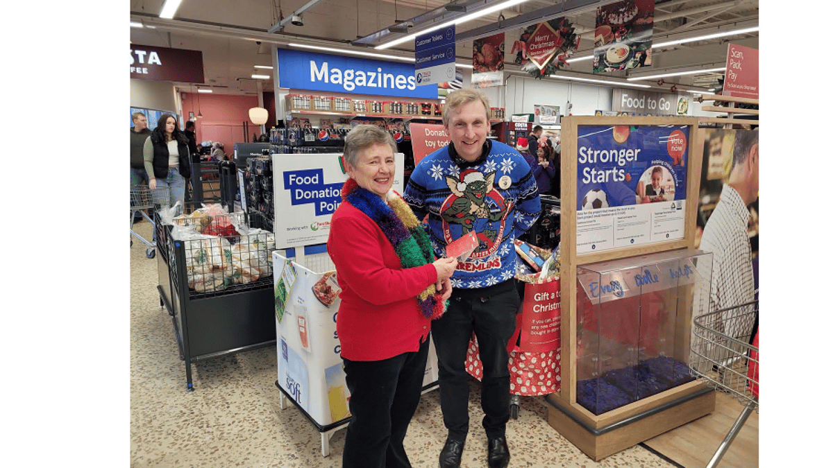 Christmas joy for Tesco voucher winner Susan teignmouthtoday.co.uk